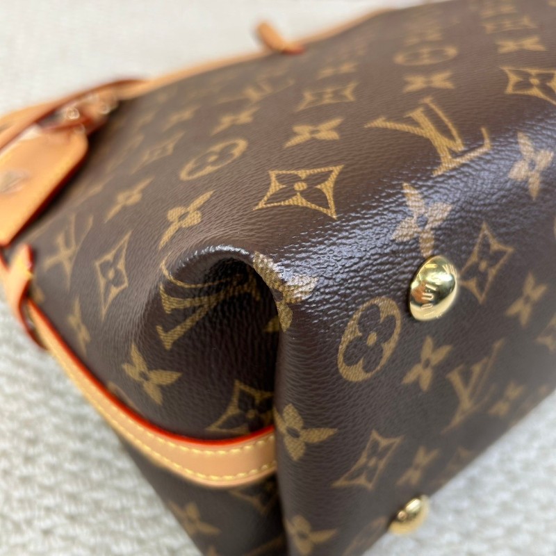 ZZZ LV路易威登carryall  棕色經典老花 容量大 日常通勤、出門都很實用 百搭不挑衣服 有子包-14