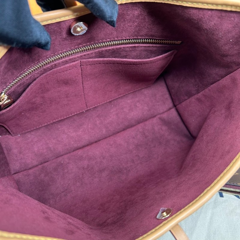 ZZZ LV路易威登carryall  棕色經典老花 容量大 日常通勤、出門都很實用 百搭不挑衣服 有子包-19