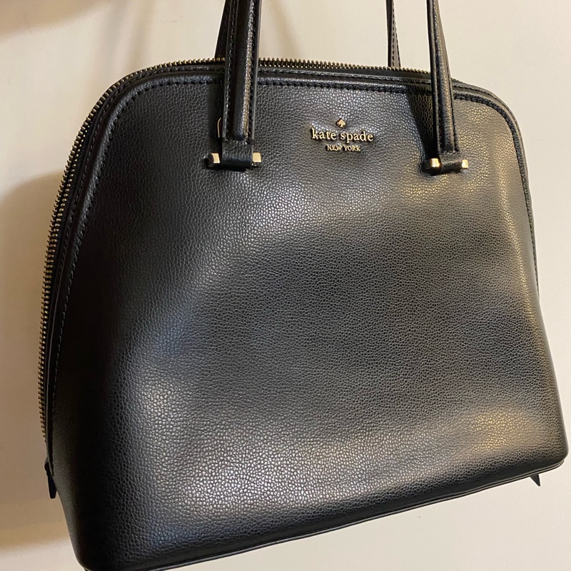 kate spade new york 貝殼包 肩背 手提 斜背 黑 簡約 極簡 俐落設計-0