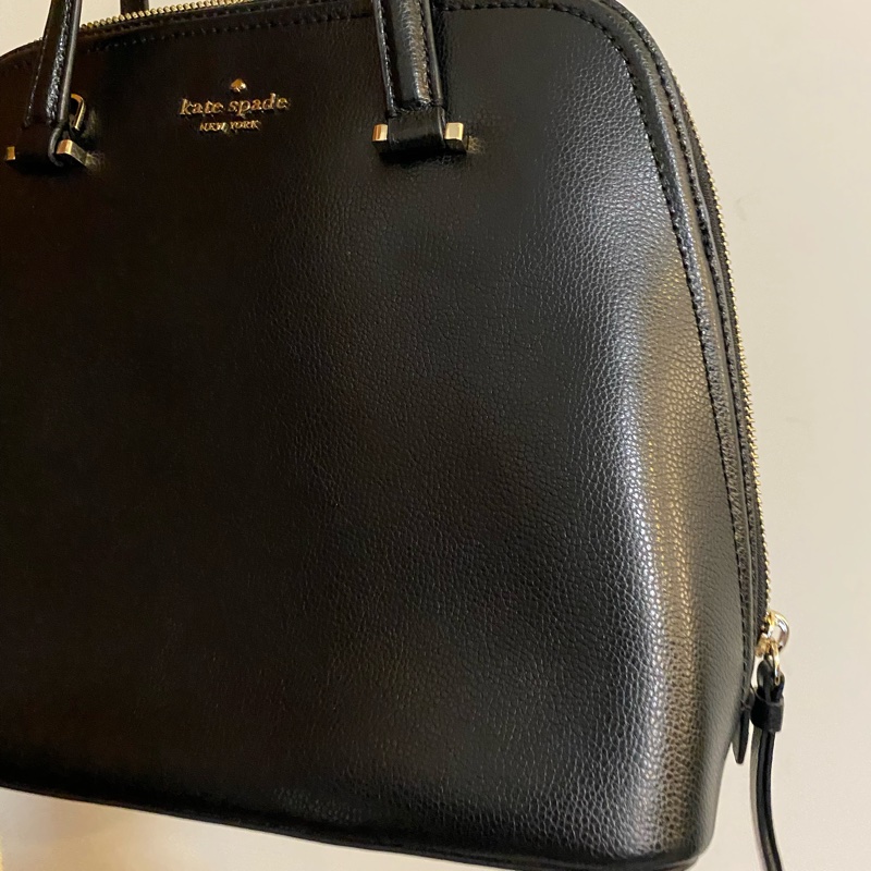 kate spade new york 貝殼包 肩背 手提 斜背 黑 簡約 極簡 俐落設計-1