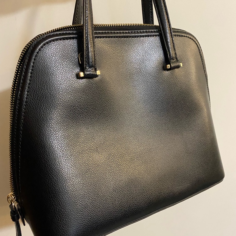 kate spade new york 貝殼包 肩背 手提 斜背 黑 簡約 極簡 俐落設計-2