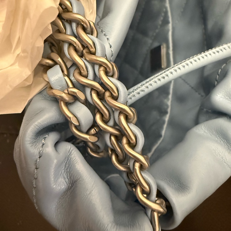 Chanel 香奈兒 Chanel Mini 22 Baby Blue 天藍配銀鏈-16