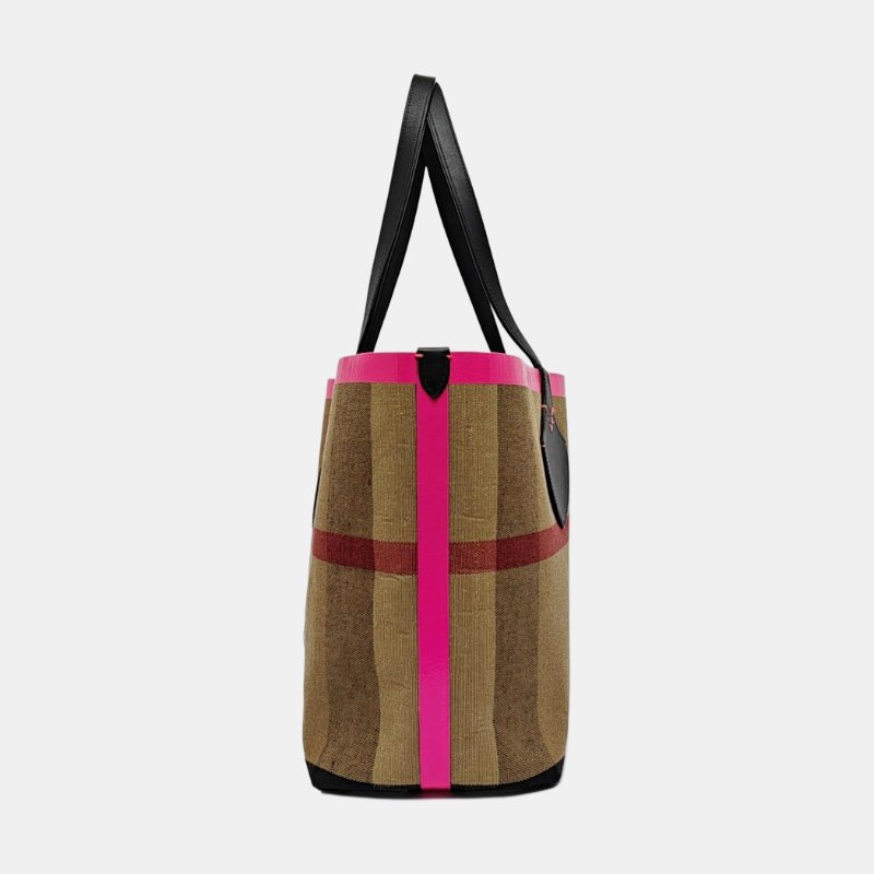 BURBERRY The Giant棕色帆布單肩包手提包-2