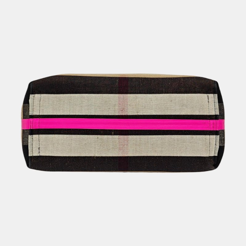 BURBERRY The Giant棕色帆布單肩包手提包-5