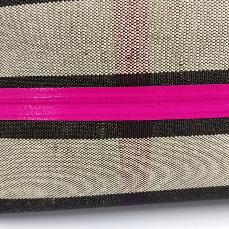 BURBERRY The Giant棕色帆布單肩包手提包-9