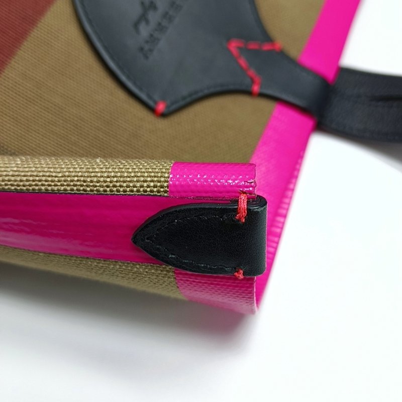 BURBERRY The Giant棕色帆布單肩包手提包-10