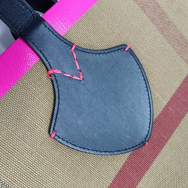 BURBERRY The Giant棕色帆布單肩包手提包-13