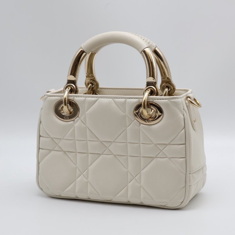 DIOR Lady dior 95.22 Bag - 白金-2
