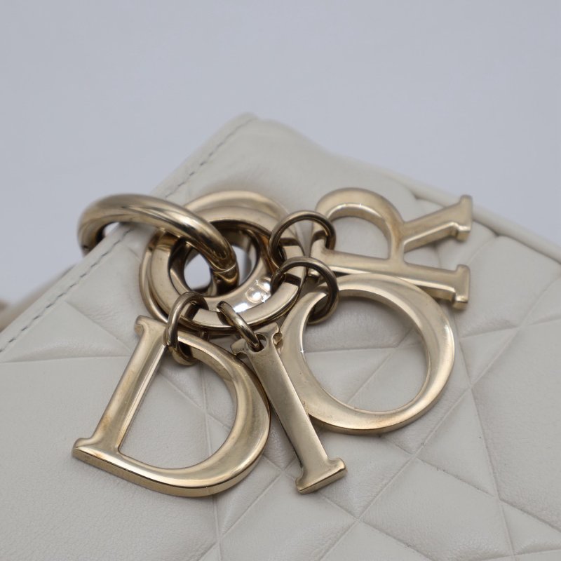DIOR Lady dior 95.22 Bag - 白金-9