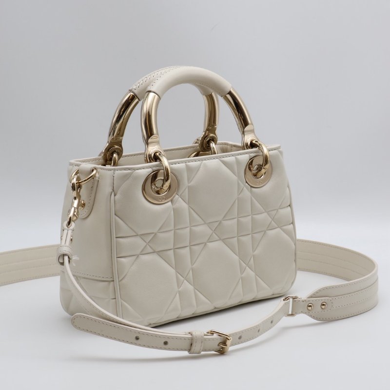 DIOR Lady dior 95.22 Bag - 白金-16