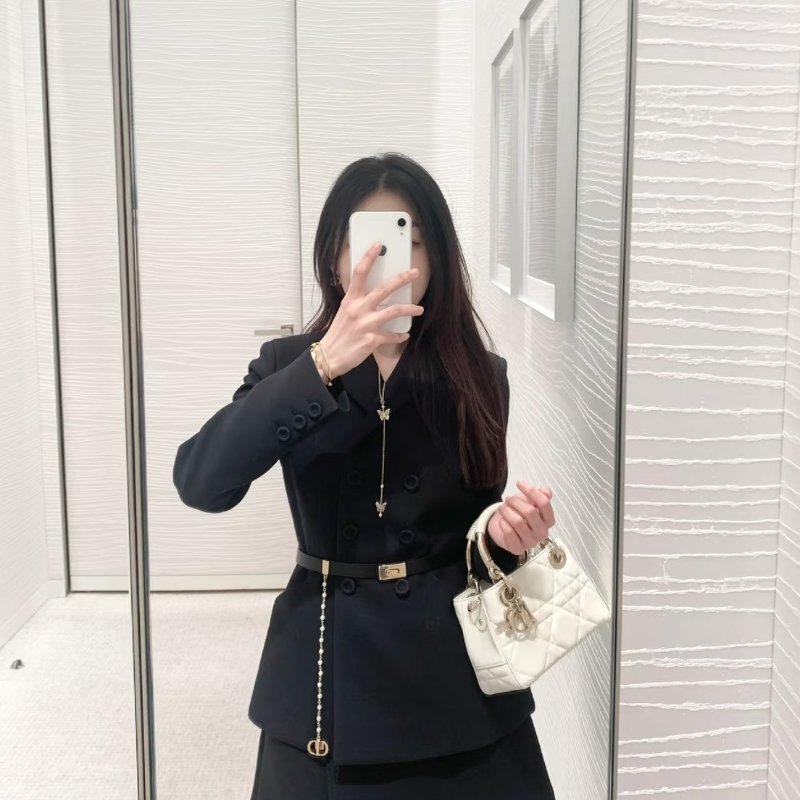 DIOR Lady dior 95.22 Bag - 白金-18