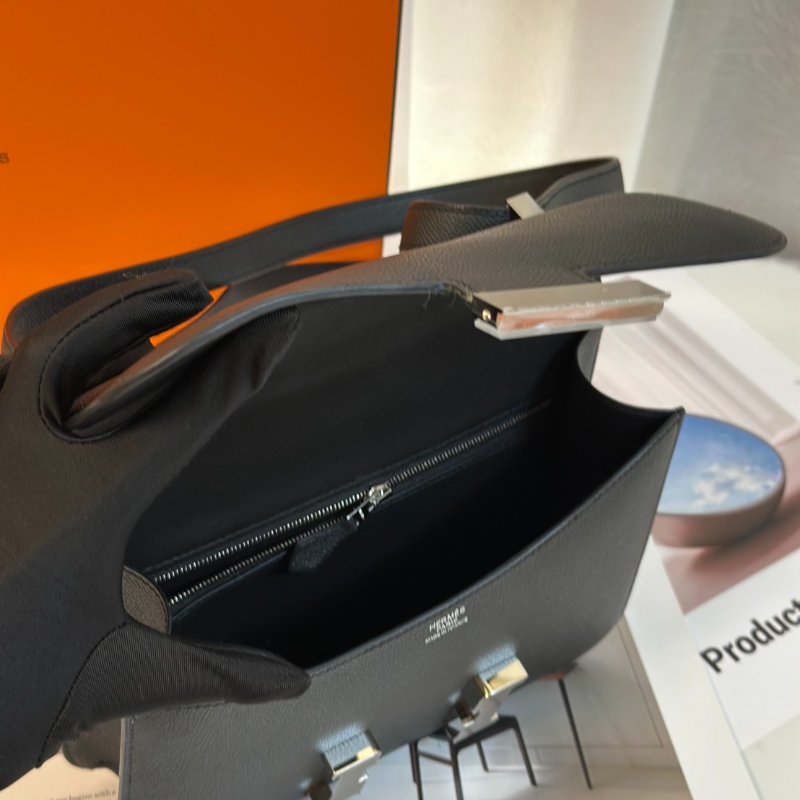 HERMES Constance 24 - 黑銀 K-6