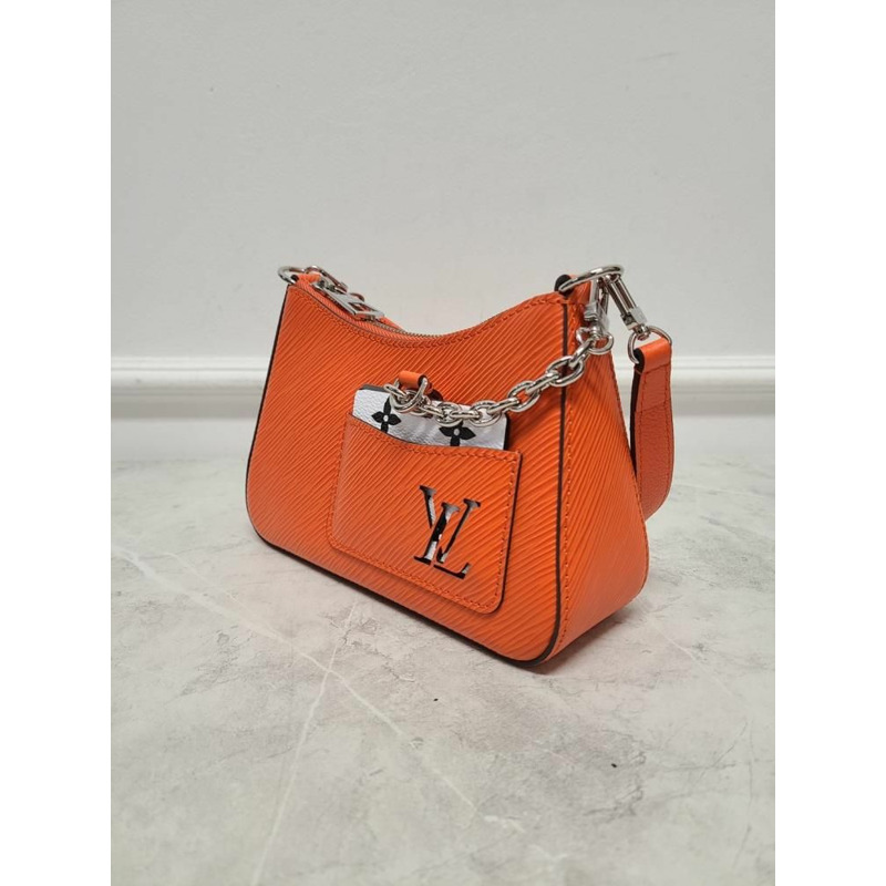 【包稅】LOUIS VUITTON Marellini 橘色 Minnesota 肩斜背包-1
