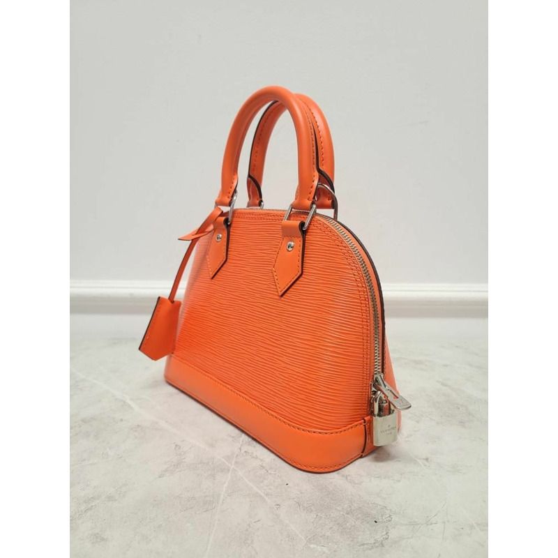 【包稅】LOUIS VUITTON Epi 皮革橙色 Minnesota Alma BB 手提包-1