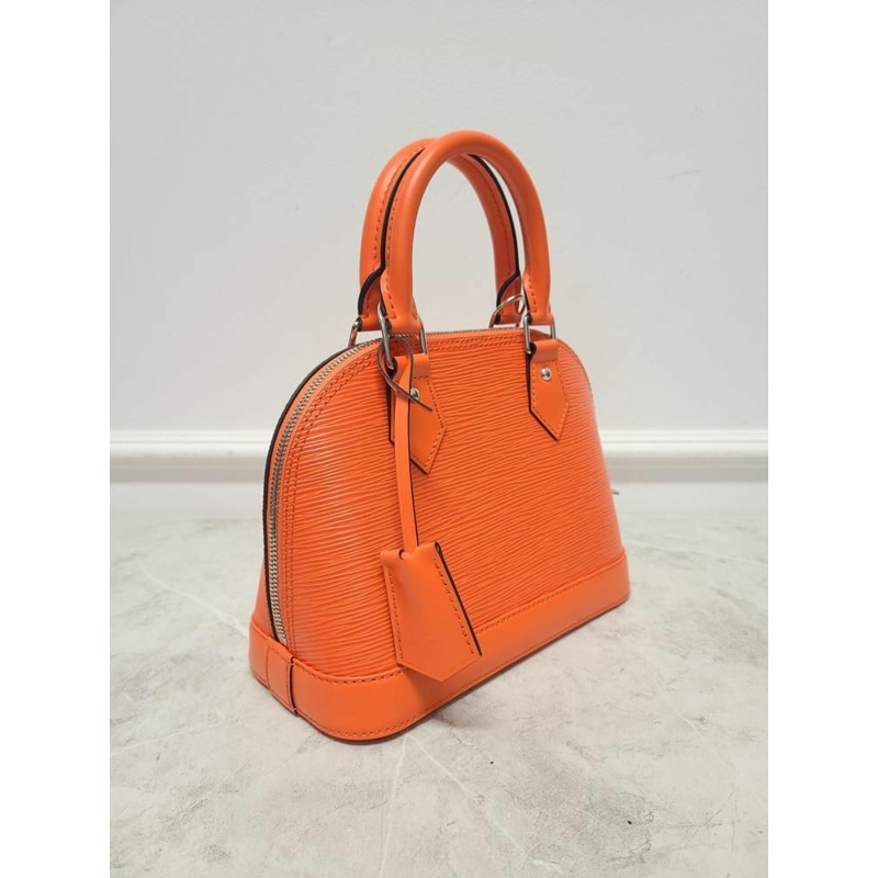 【包稅】LOUIS VUITTON Epi 皮革橙色 Minnesota Alma BB 手提包-2