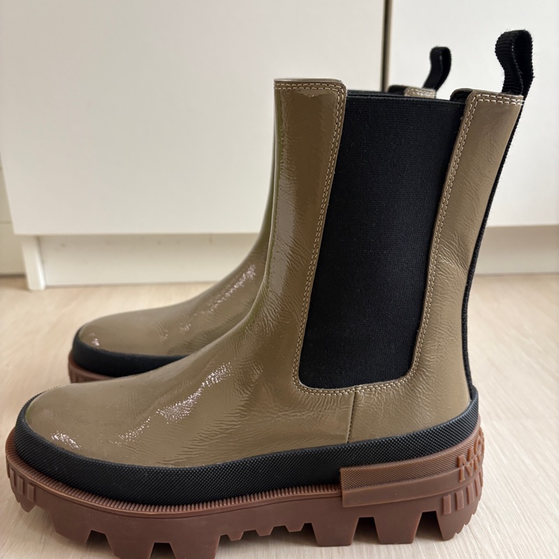 Moncler Coralyne 漆皮厚底靴-2