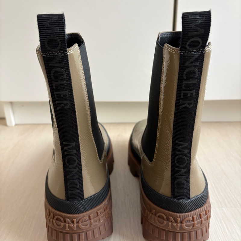 Moncler Coralyne 漆皮厚底靴-6