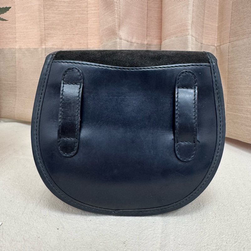 Gucci麂皮馬銜扣腰包 中古 vintage-9