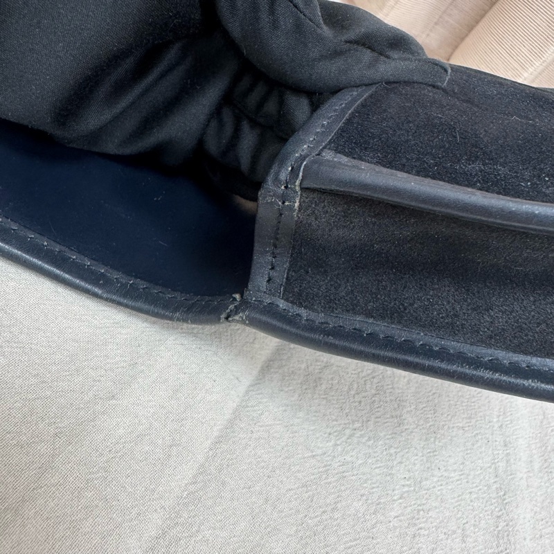 Gucci麂皮馬銜扣腰包 中古 vintage-20