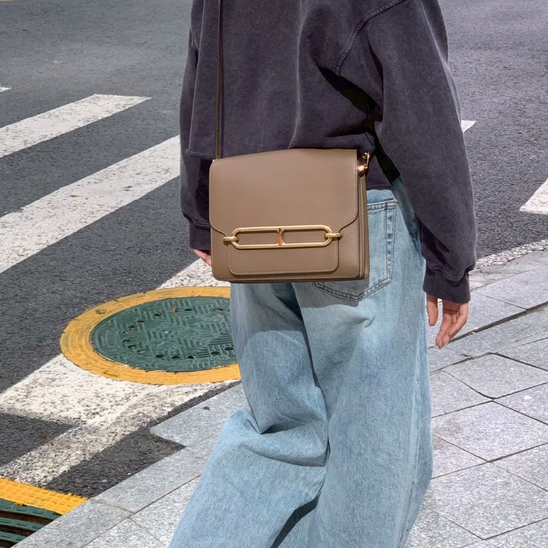 HERMES Roulis 23 - 灰金 D-8