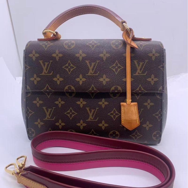 二手LV路易威登 克魯尼BB老花手提包 單肩包，正常使用痕跡-0