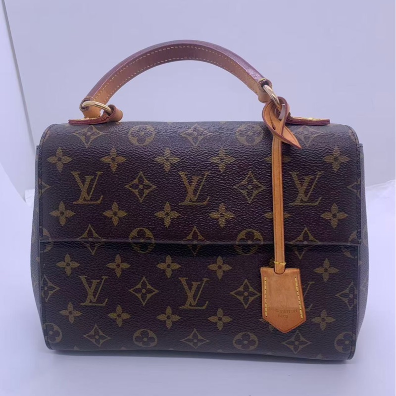 二手LV路易威登 克魯尼BB老花手提包 單肩包，正常使用痕跡-4