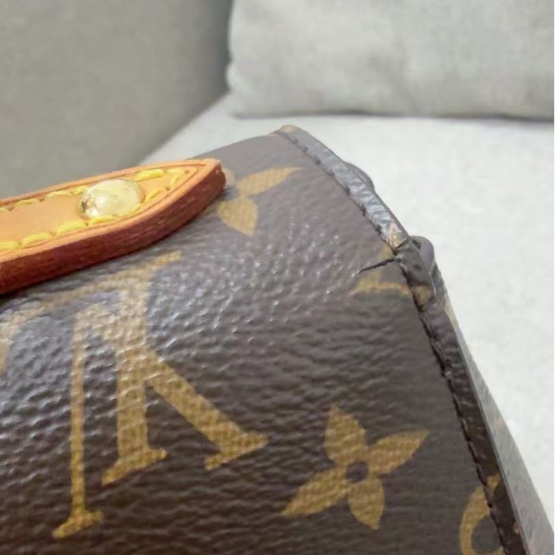 二手LV路易威登 克魯尼BB老花手提包 單肩包，正常使用痕跡-25