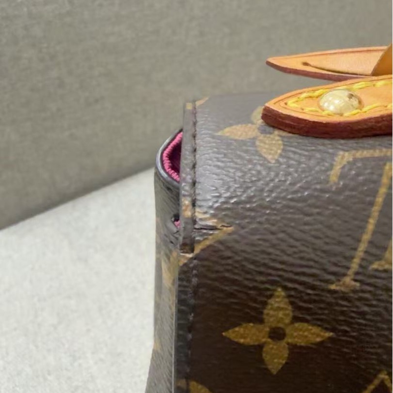 二手LV路易威登 克魯尼BB老花手提包 單肩包，正常使用痕跡-26