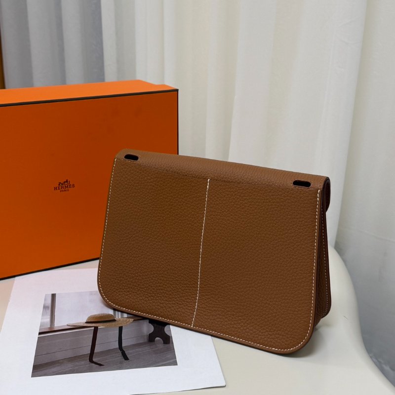 HERMES Halzan 25 - 金棕銀 K-8