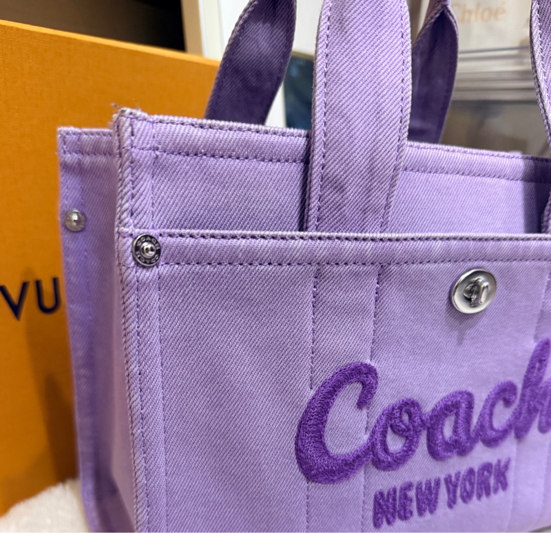 狀態美🏅COACH牛仔 斜背包 托特 薰衣草紫 💜紫色控不能錯過的美包-1