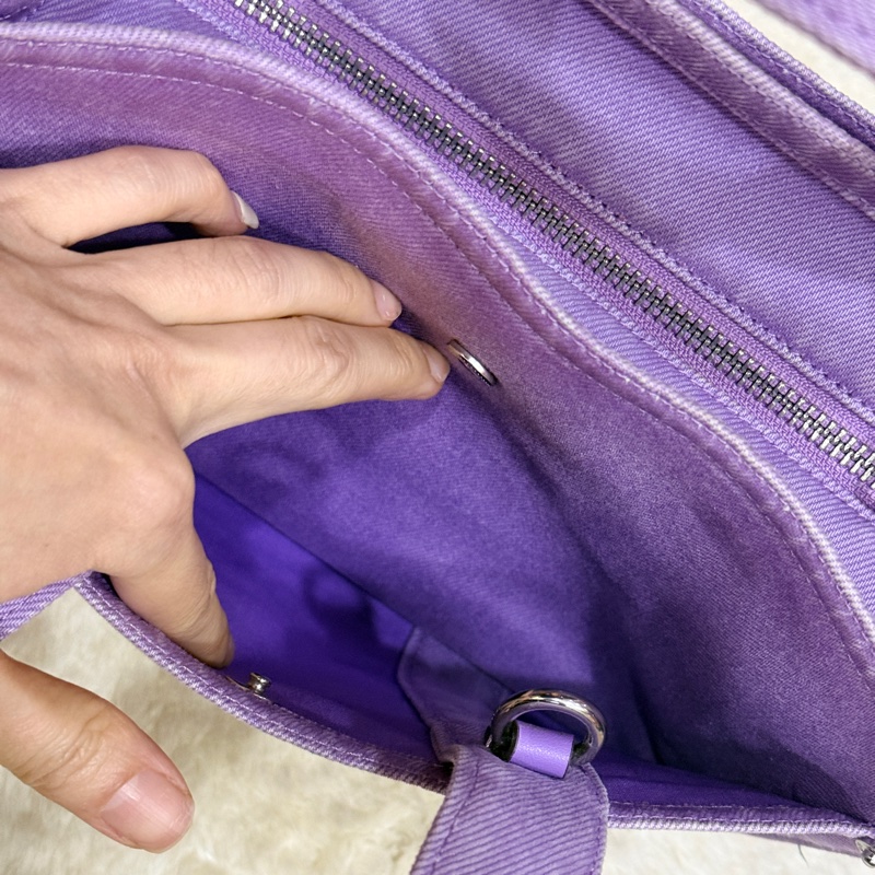 狀態美🏅COACH牛仔 斜背包 托特 薰衣草紫 💜紫色控不能錯過的美包-11