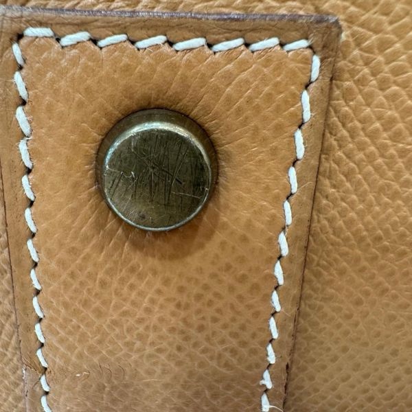 Hermès Haut à Courroies 45 奶茶色手袋-4