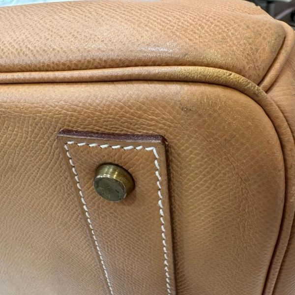 Hermès Haut à Courroies 45 奶茶色手袋-19