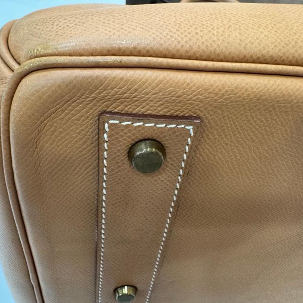 Hermès Haut à Courroies 45 奶茶色手袋-21