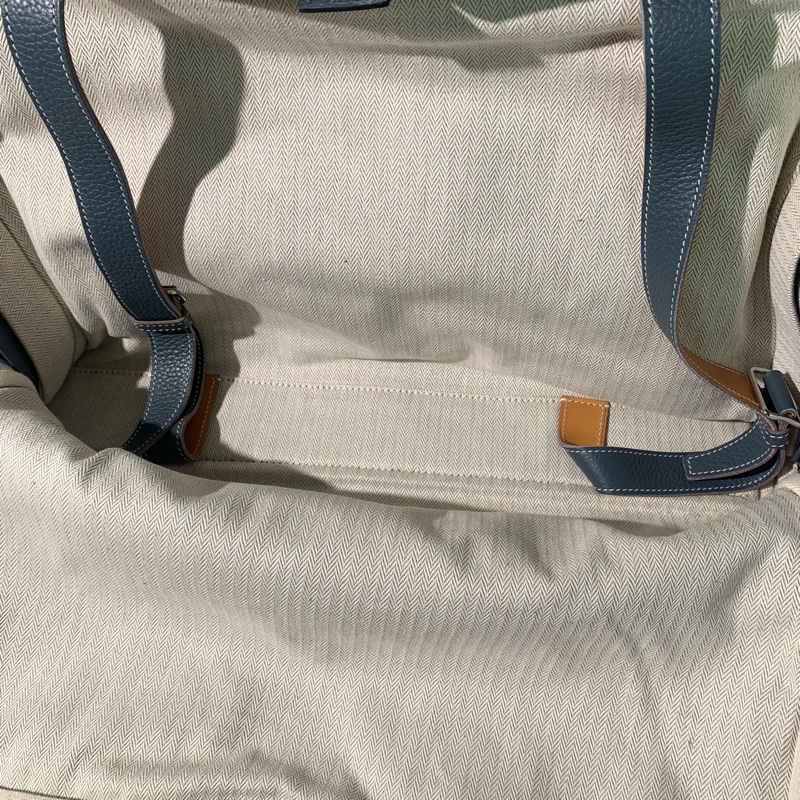 二手Hermes愛馬仕Victoria維多利亞手提單肩包，尺寸42灰色，方框Q刻-4