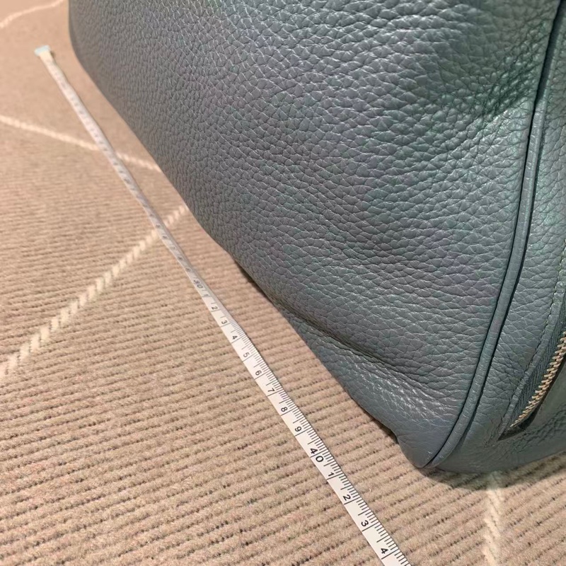 二手Hermes愛馬仕Victoria維多利亞手提單肩包，尺寸42灰色，方框Q刻-9