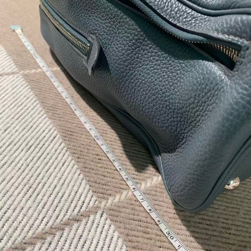 二手Hermes愛馬仕Victoria維多利亞手提單肩包，尺寸42灰色，方框Q刻-10