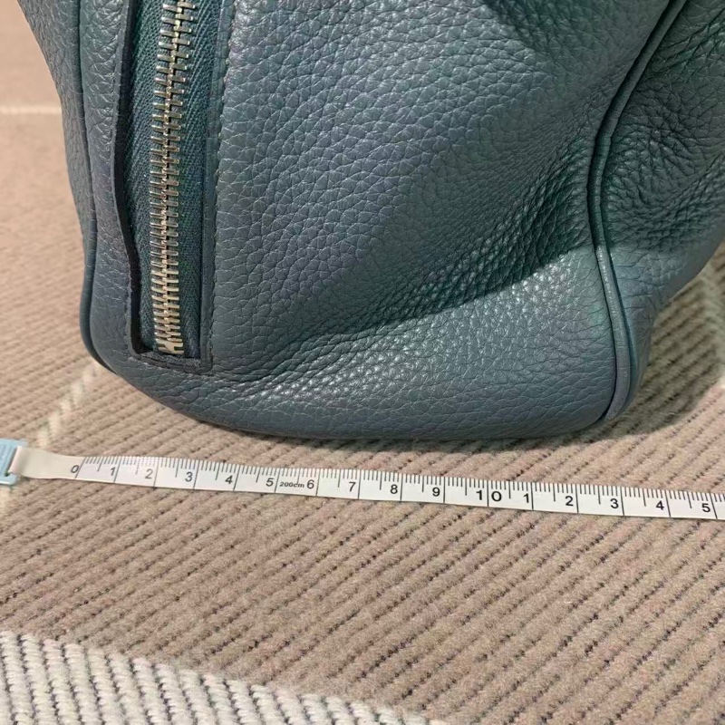 二手Hermes愛馬仕Victoria維多利亞手提單肩包，尺寸42灰色，方框Q刻-11