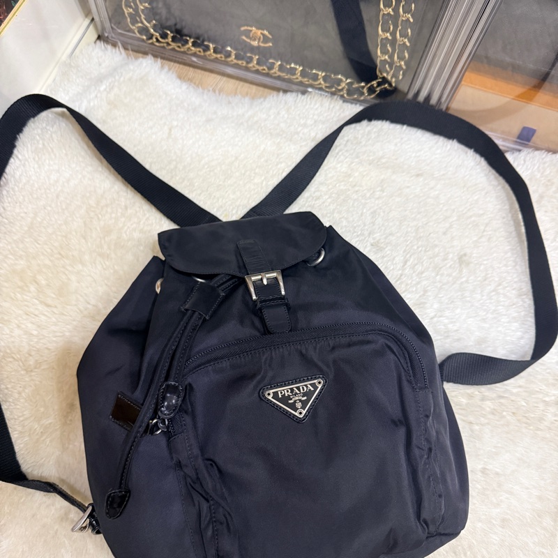 88新✨磁扣款🎖️出名好用的Prada經典 耐磨 超好裝 降落傘布 後背包  就是主打一個好看又好用🤷-37