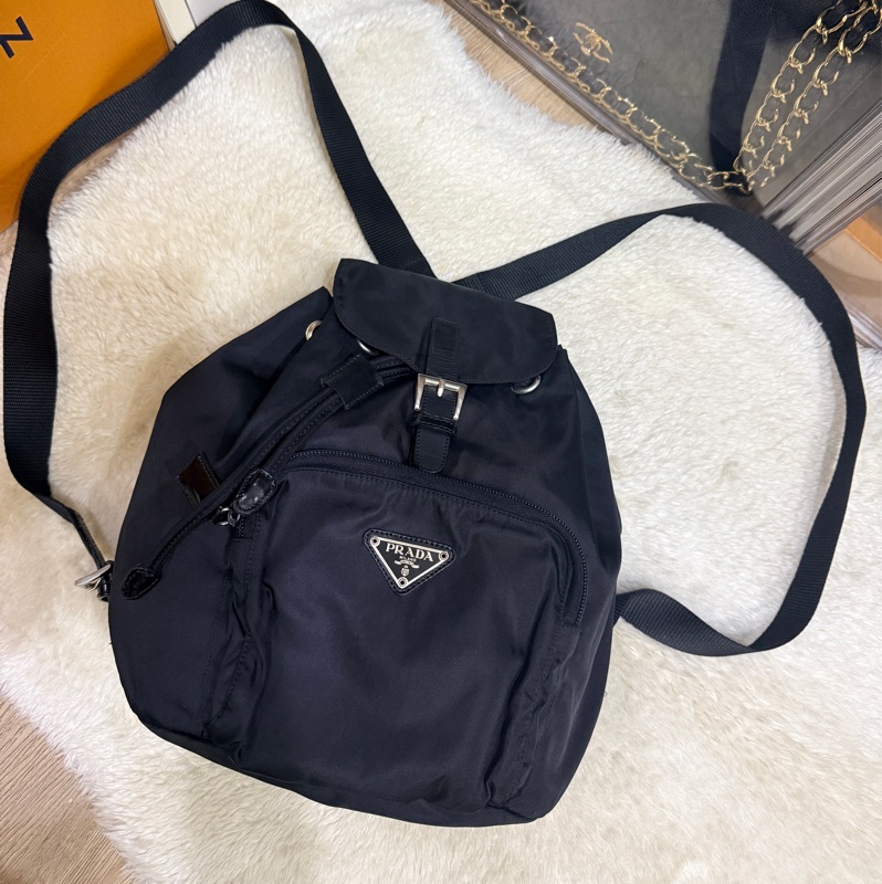 88新✨磁扣款🎖️出名好用的Prada經典 耐磨 超好裝 降落傘布 後背包  就是主打一個好看又好用🤷-38