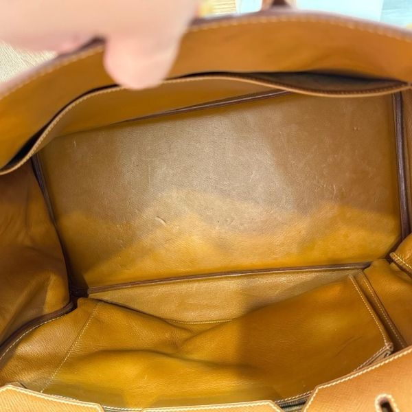 Hermès Birkin 鉑金包 40 金棕金釦 Epsom-5