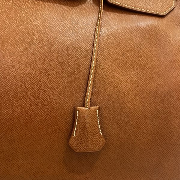 Hermès Birkin 鉑金包 40 金棕金釦 Epsom-12