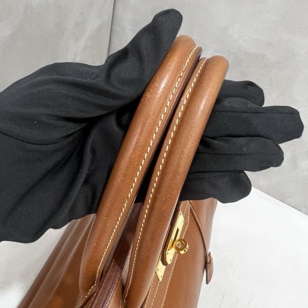 Hermès Birkin 鉑金包 40 金棕金釦 Epsom-13
