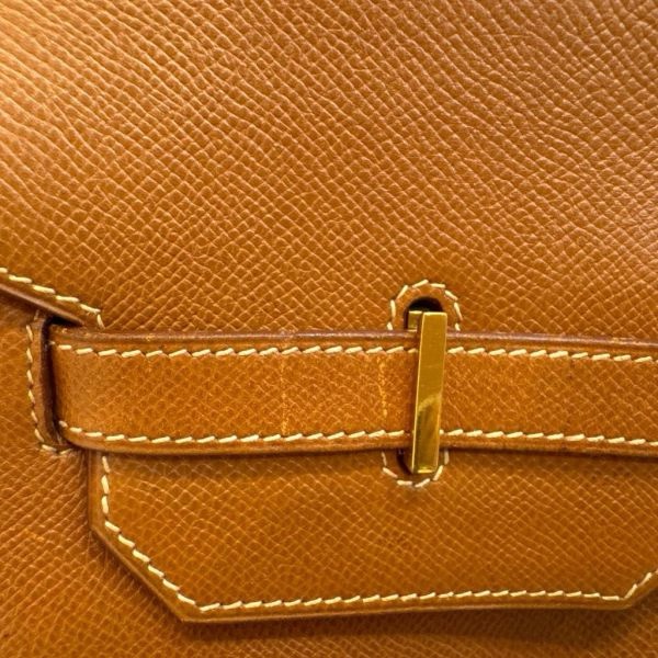 Hermès Birkin 鉑金包 40 金棕金釦 Epsom-14