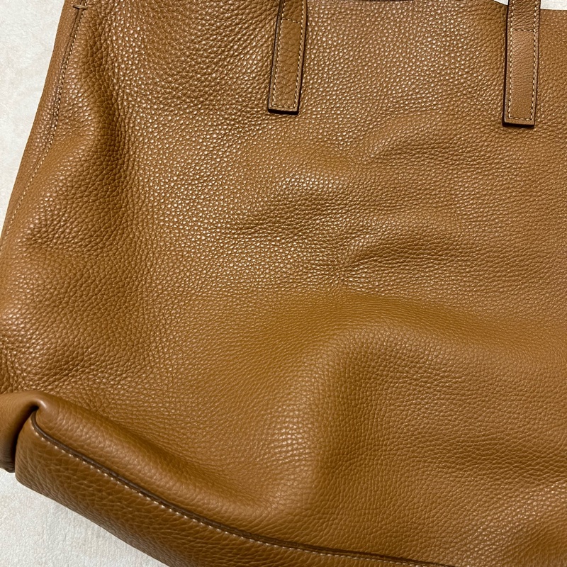 Prada 咖啡色托特包 鹿皮（少見的皮革款）-19