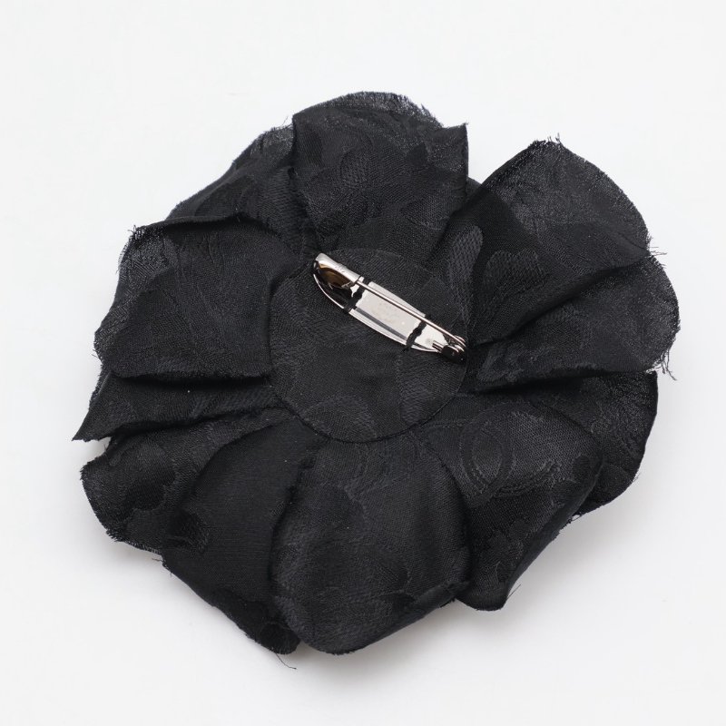 CHANEL 25A山茶花水鑽胸針-3