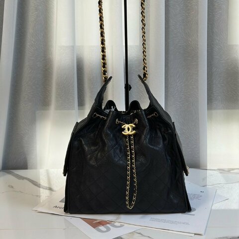 CHANEL 25 Hobo bag - 中號黑金