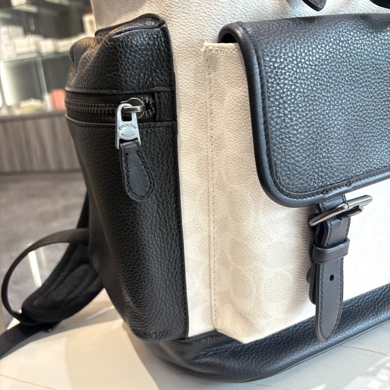 *SHIHNA名牌精品* Coach SPRINT 拼色經典 SIGNATURE 後背包-2