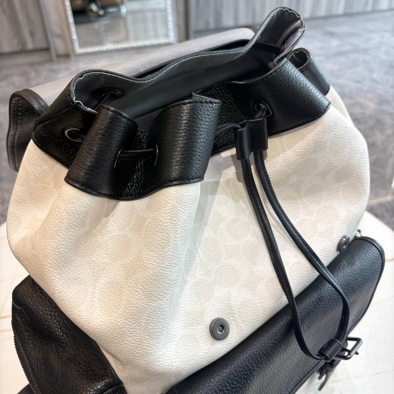 *SHIHNA名牌精品* Coach SPRINT 拼色經典 SIGNATURE 後背包-7