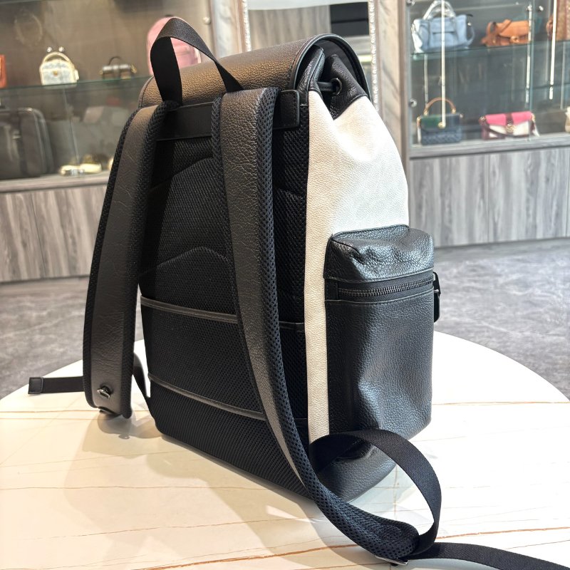 *SHIHNA名牌精品* Coach SPRINT 拼色經典 SIGNATURE 後背包-9